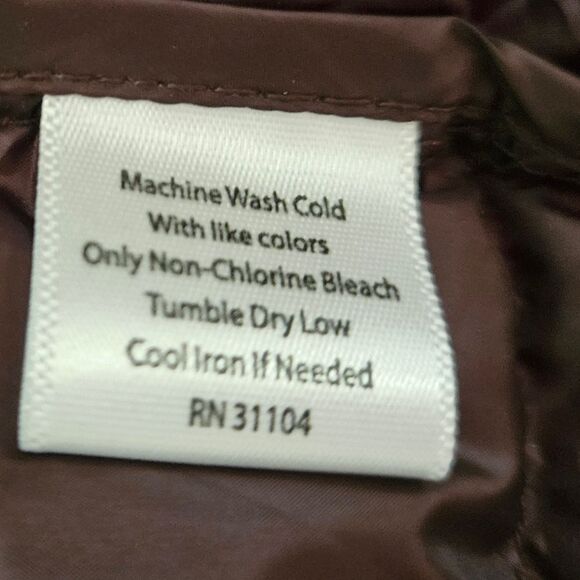 Saddlebred Down Puffer Vest Men's 2X Full Zip Red Quilted Packable Pockets EUC - Picture 3 of 10